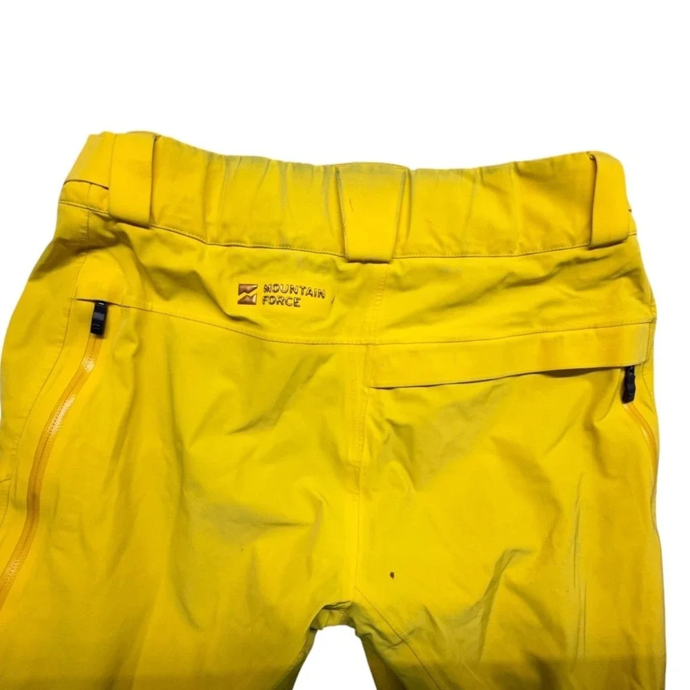 Mountain Force Artisan de Montagne Mens Yellow Ski Pants Winter Snow Trousers 32